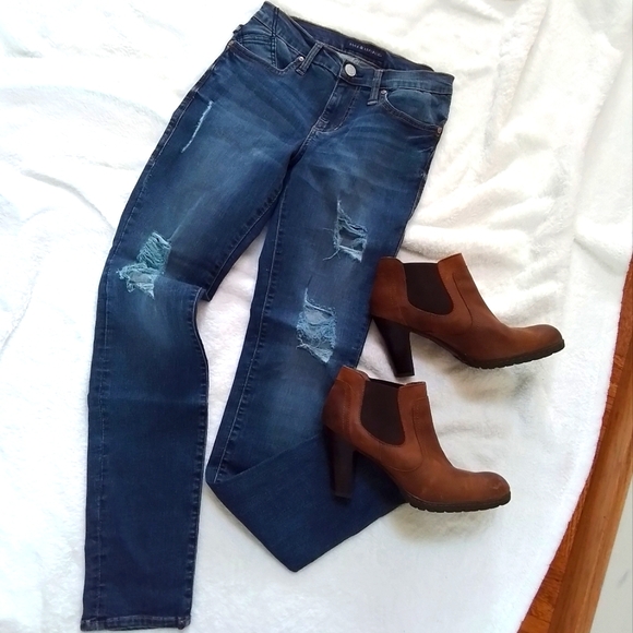 ROCK AND REPUBLIC JEANS Berlin Skinny Ripped size 4 NEW - Picture 2 of 14